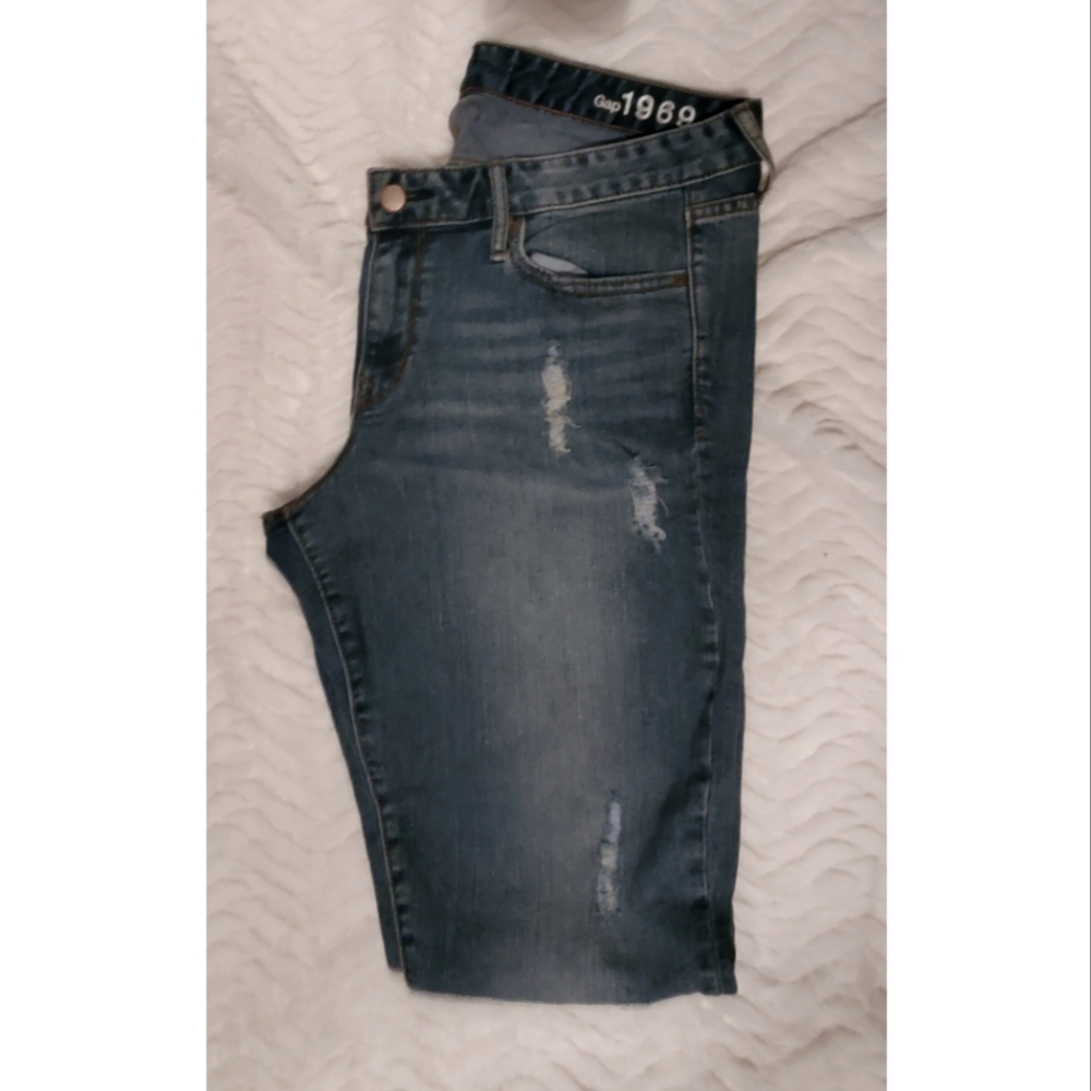 GAP Always Skinny Distress Jeans